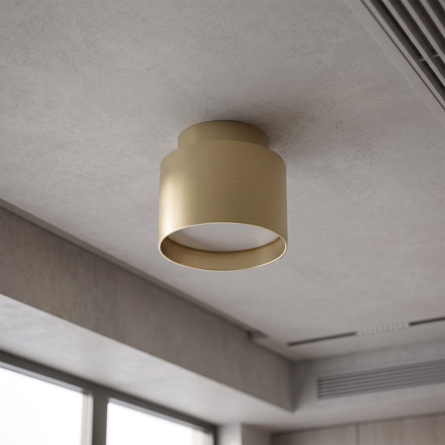 BRILAGI - LED-kohdevalaisin BACKLIT 1xGX53/15W/230V + LED/3W Ø 8 cm kultainen