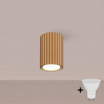 Brilagi - LED-kohdevalaisin CRESTO 1xGU10/10W/230V 10 cm kultainen