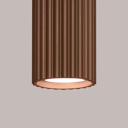 Brilagi - LED-kohdevalaisin CRESTO 1xGU10/10W/230V 10 cm ruskea