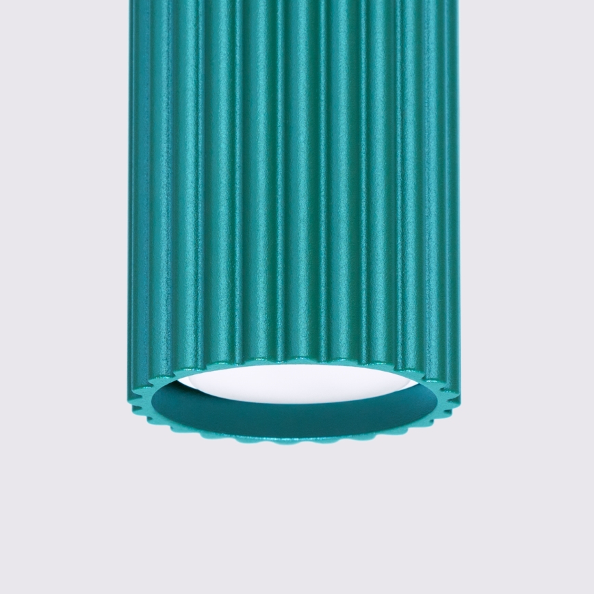 Brilagi - LED-kohdevalaisin CRESTO 1xGU10/10W/230V 10 cm turkoosi