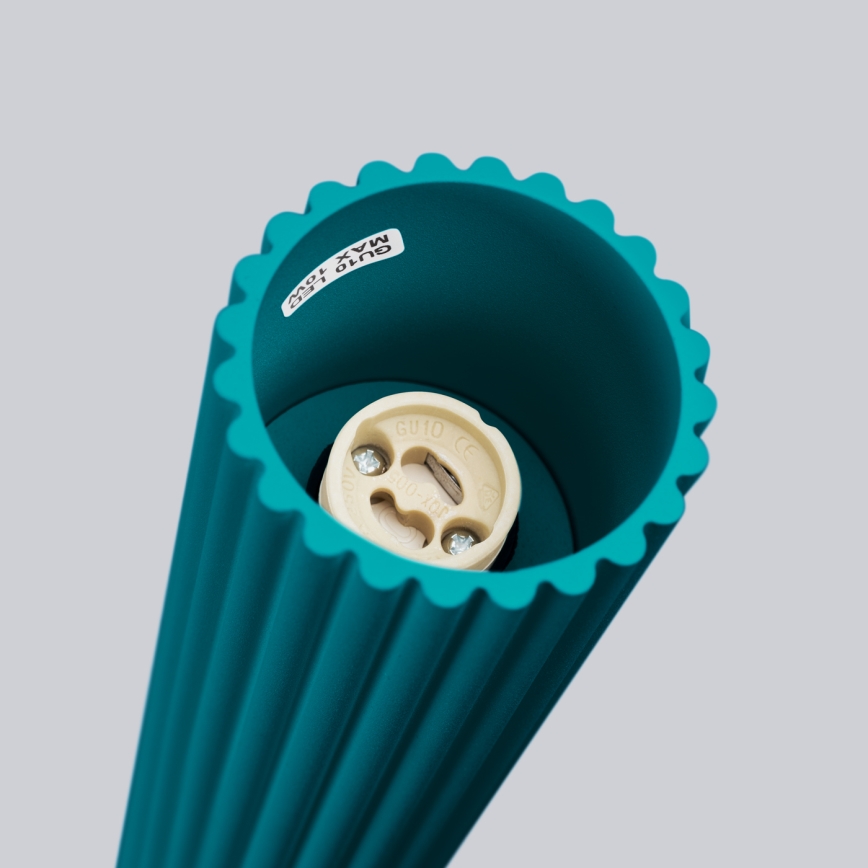 Brilagi - LED-kohdevalaisin CRESTO 1xGU10/10W/230V 10 cm turkoosi