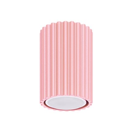 Brilagi - LED-kohdevalaisin CRESTO 1xGU10/10W/230V 10 cm vaaleanpunainen