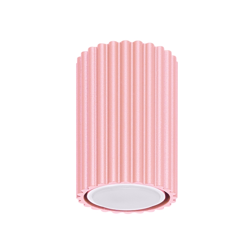 Brilagi - LED-kohdevalaisin CRESTO 1xGU10/10W/230V 10 cm vaaleanpunainen