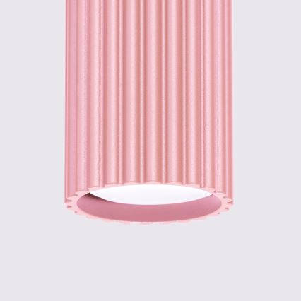 Brilagi - LED-kohdevalaisin CRESTO 1xGU10/10W/230V 10 cm vaaleanpunainen