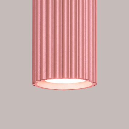 Brilagi - LED-kohdevalaisin CRESTO 1xGU10/10W/230V 10 cm vaaleanpunainen