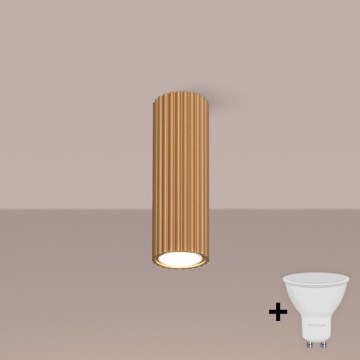 Brilagi - LED-kohdevalaisin CRESTO 1xGU10/10W/230V 20 cm kultainen