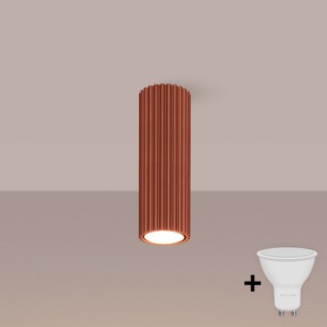 BRILAGI - LED-kohdevalaisin CRESTO 1xGU10/10W/230V 20 cm oranssi