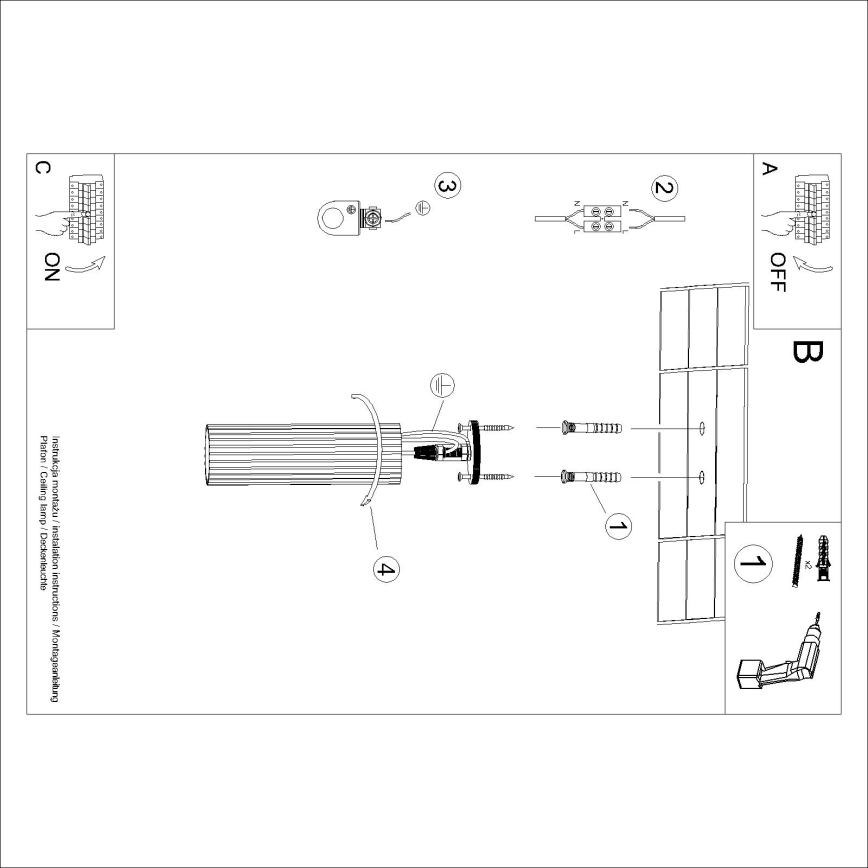 Brilagi - LED-kohdevalaisin CRESTO 1xGU10/10W/230V 20 cm punainen