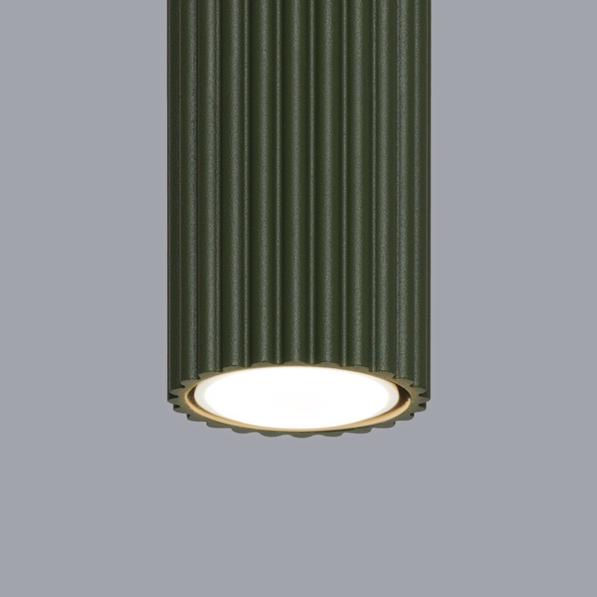 Brilagi - LED-kohdevalaisin CRESTO 1xGU10/10W/230V 20 cm vihreä