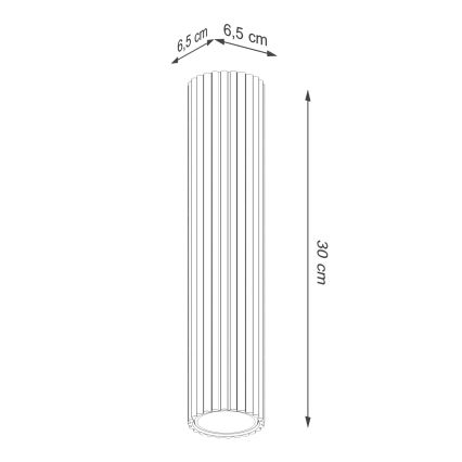 Brilagi - LED-kohdevalaisin CRESTO 1xGU10/10W/230V 30 cm kultainen