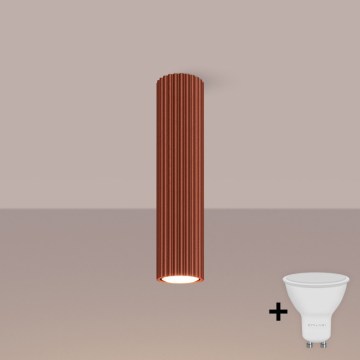 BRILAGI - LED-kohdevalaisin CRESTO 1xGU10/10W/230V 30 cm oranssi