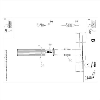 Brilagi - LED-kohdevalaisin CRESTO 1xGU10/10W/230V 30 cm punainen