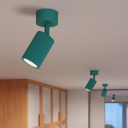 Brilagi - LED-kohdevalaisin CRESTO 1xGU10/10W/230V turkoosi