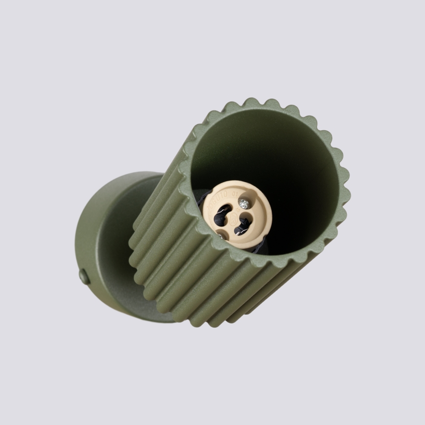 Brilagi - LED-kohdevalaisin CRESTO 1xGU10/10W/230V vihreä