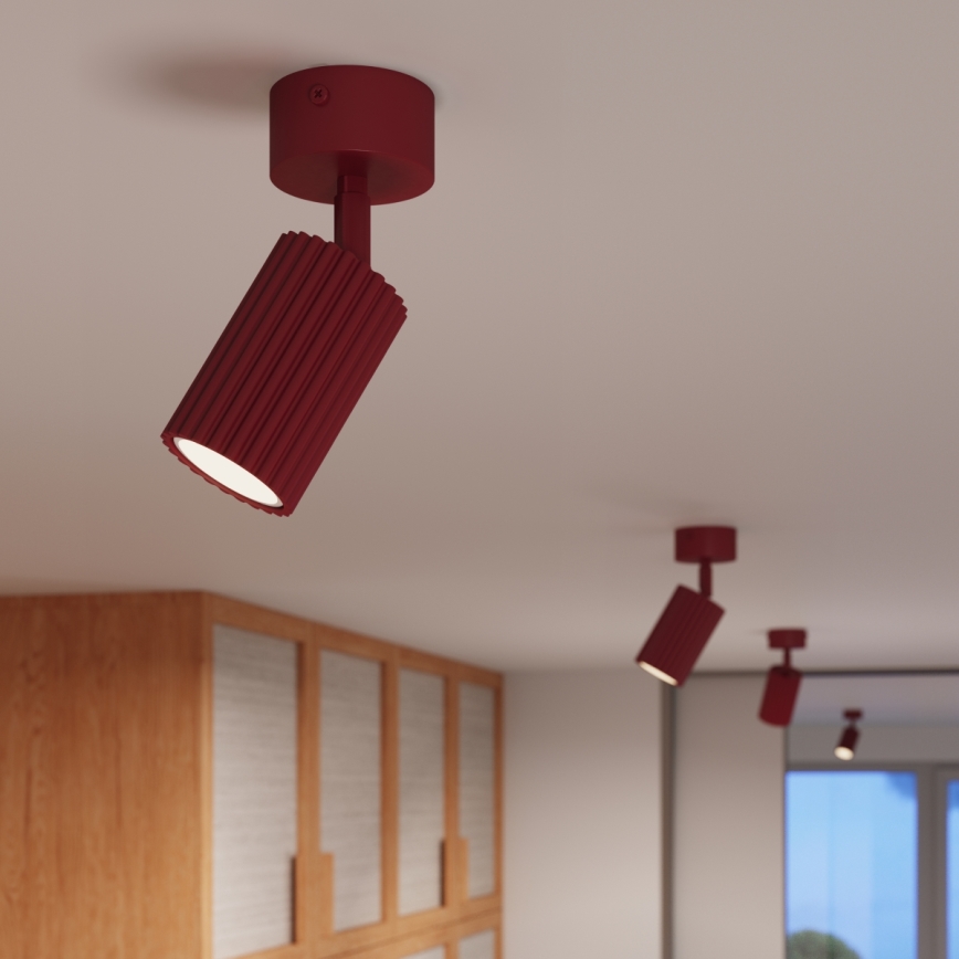 Brilagi - LED-kohdevalaisin CRESTO 1xGU10/10W/230V viininpunainen
