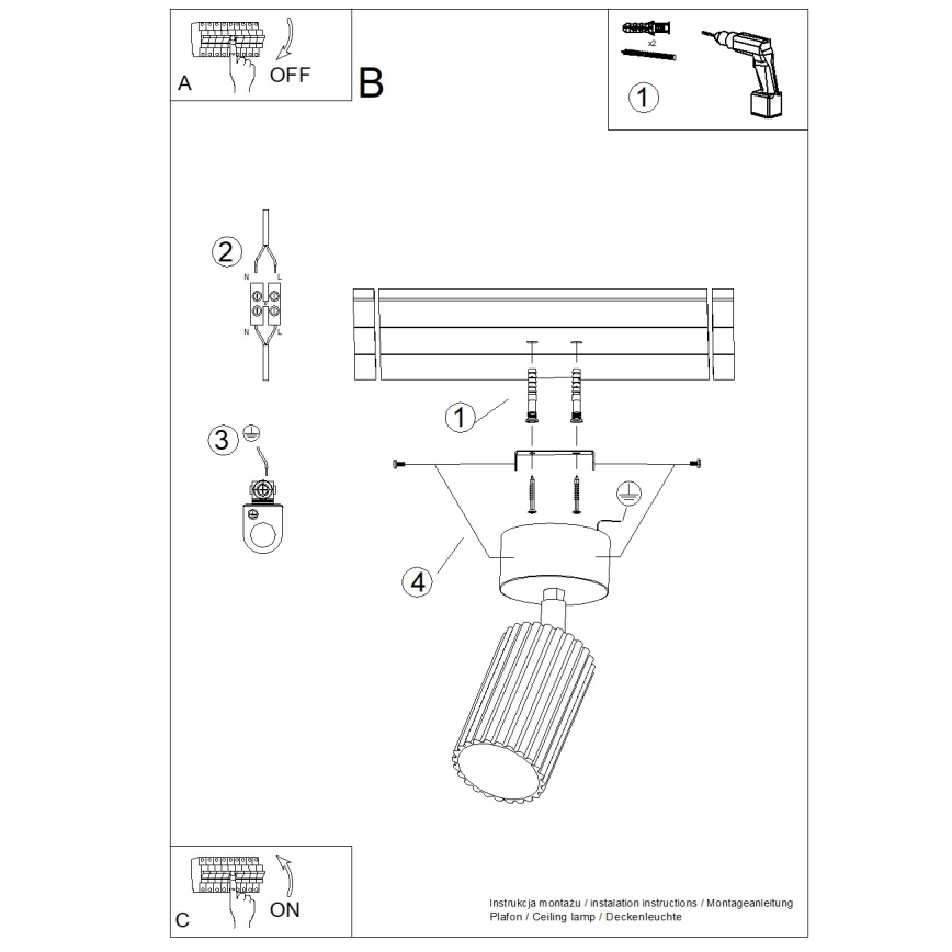 Brilagi - LED-kohdevalaisin CRESTO 1xGU10/10W/230V viininpunainen