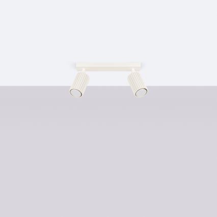 Brilagi - LED kohdevalaisin CRESTO 2xGU10/10W/230V kermanvärinen