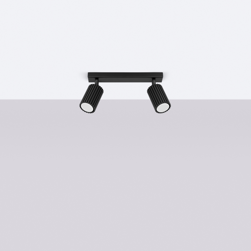 Brilagi - LED-kohdevalaisin CRESTO 2xGU10/10W/230V musta