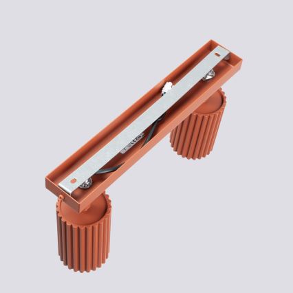 Brilagi - LED-kohdevalaisin CRESTO 2xGU10/10W/230V punainen