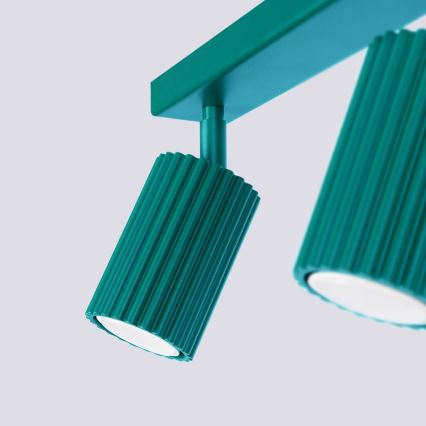 Brilagi - LED-kohdevalaisin CRESTO 2xGU10/10W/230V turkoosi