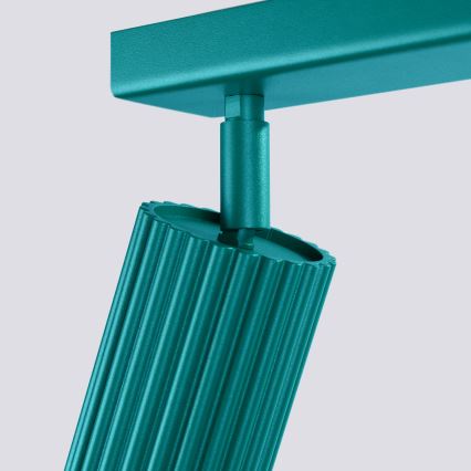 Brilagi - LED-kohdevalaisin CRESTO 2xGU10/10W/230V turkoosi