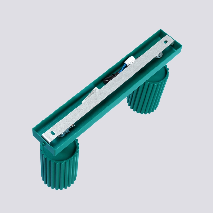 Brilagi - LED-kohdevalaisin CRESTO 2xGU10/10W/230V turkoosi