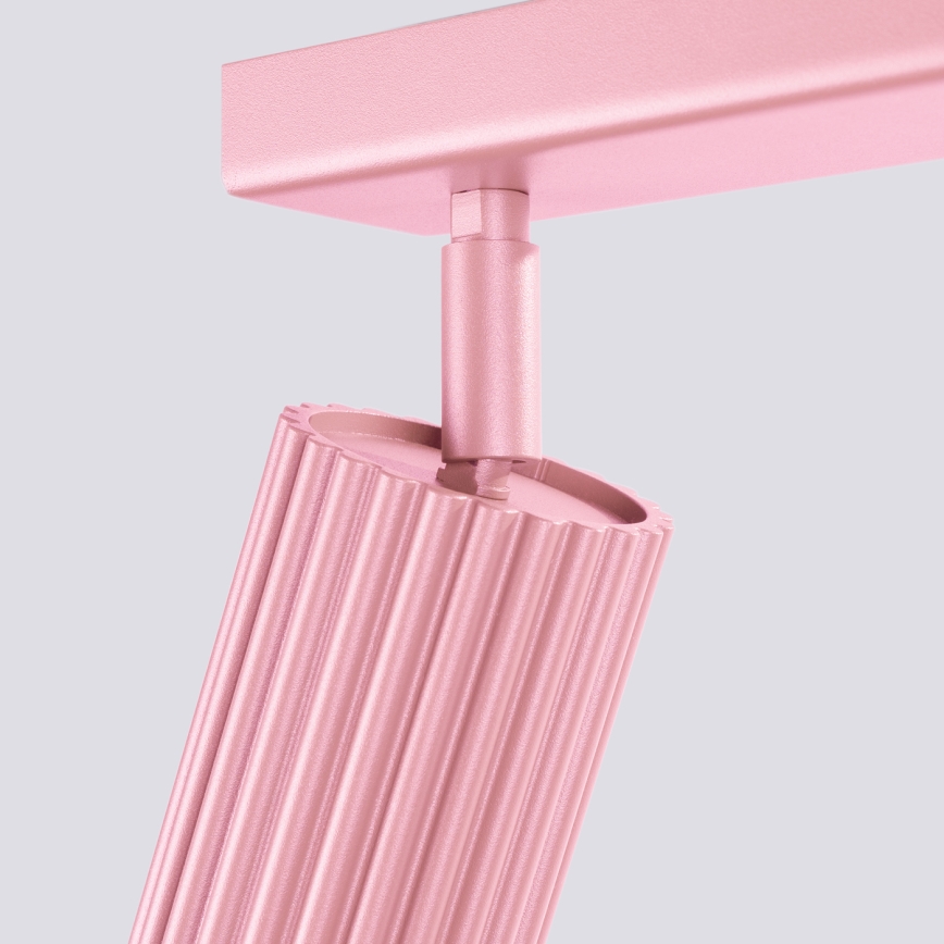 Brilagi - LED-kohdevalaisin CRESTO 2xGU10/10W/230V vaaleanpunainen