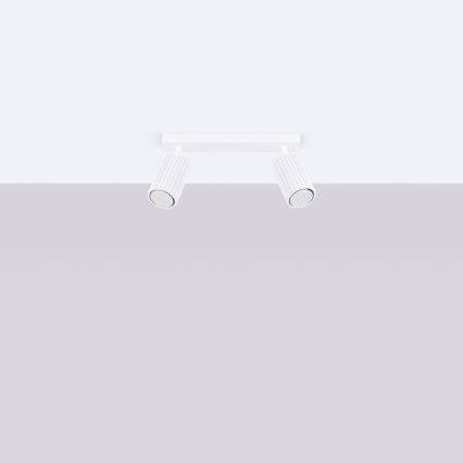 Brilagi - LED-kohdevalaisin CRESTO 2xGU10/10W/230V valkoinen