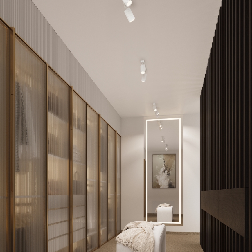 Brilagi - LED-kohdevalaisin CRESTO 2xGU10/10W/230V valkoinen