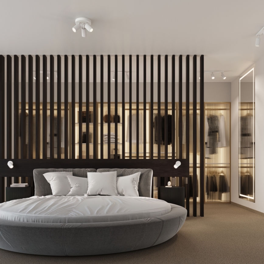 Brilagi - LED-kohdevalaisin CRESTO 2xGU10/10W/230V valkoinen