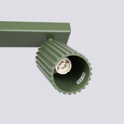 Brilagi - LED-kohdevalaisin CRESTO 2xGU10/10W/230V vihreä