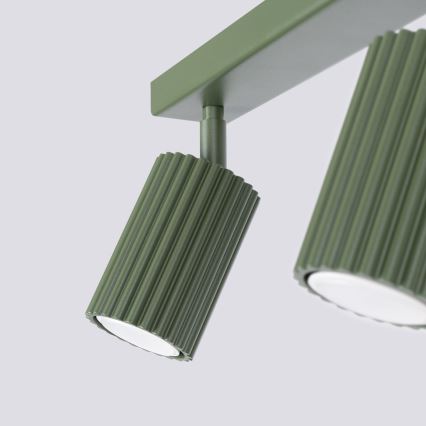 Brilagi - LED-kohdevalaisin CRESTO 2xGU10/10W/230V vihreä