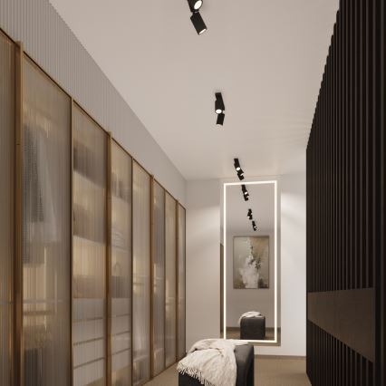 Brilagi - LED-kohdevalaisin CRESTO 3x GU10/10W/230V musta