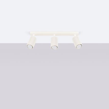 Brilagi - LED-kohdevalaisin CRESTO 3xGU10/10W/230V kermanvalkoinen