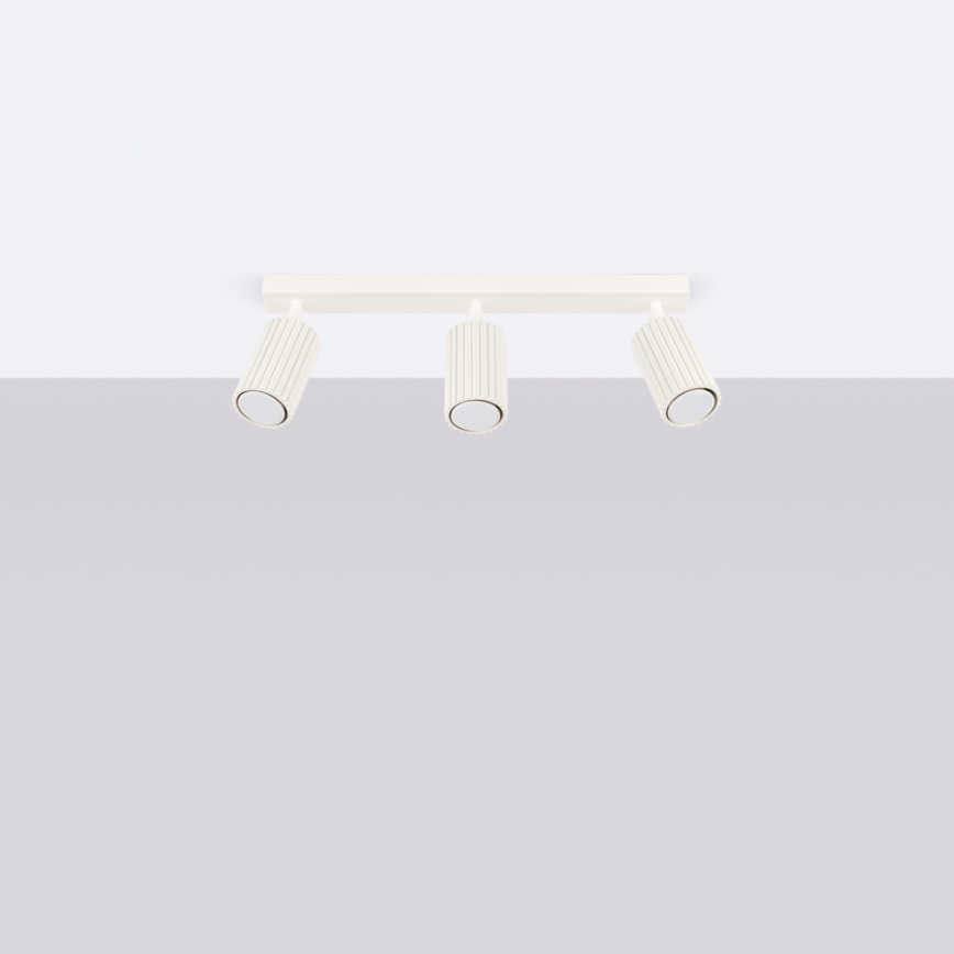 Brilagi - LED-kohdevalaisin CRESTO 3xGU10/10W/230V kermanvalkoinen