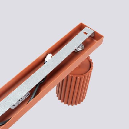 Brilagi - LED-kohdevalaisin CRESTO 3xGU10/10W/230V punainen