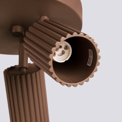 Brilagi - LED-kohdevalaisin CRESTO 3xGU10/10W/230V ruskea