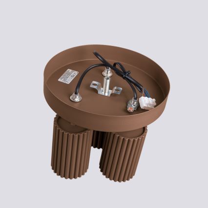 Brilagi - LED-kohdevalaisin CRESTO 3xGU10/10W/230V ruskea