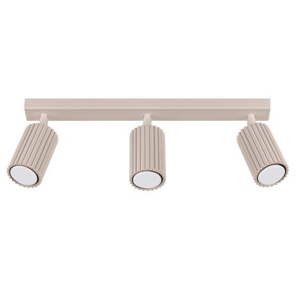 Brilagi - LED-kohdevalaisin CRESTO 3xGU10/10W/230V ruskeanharmaa