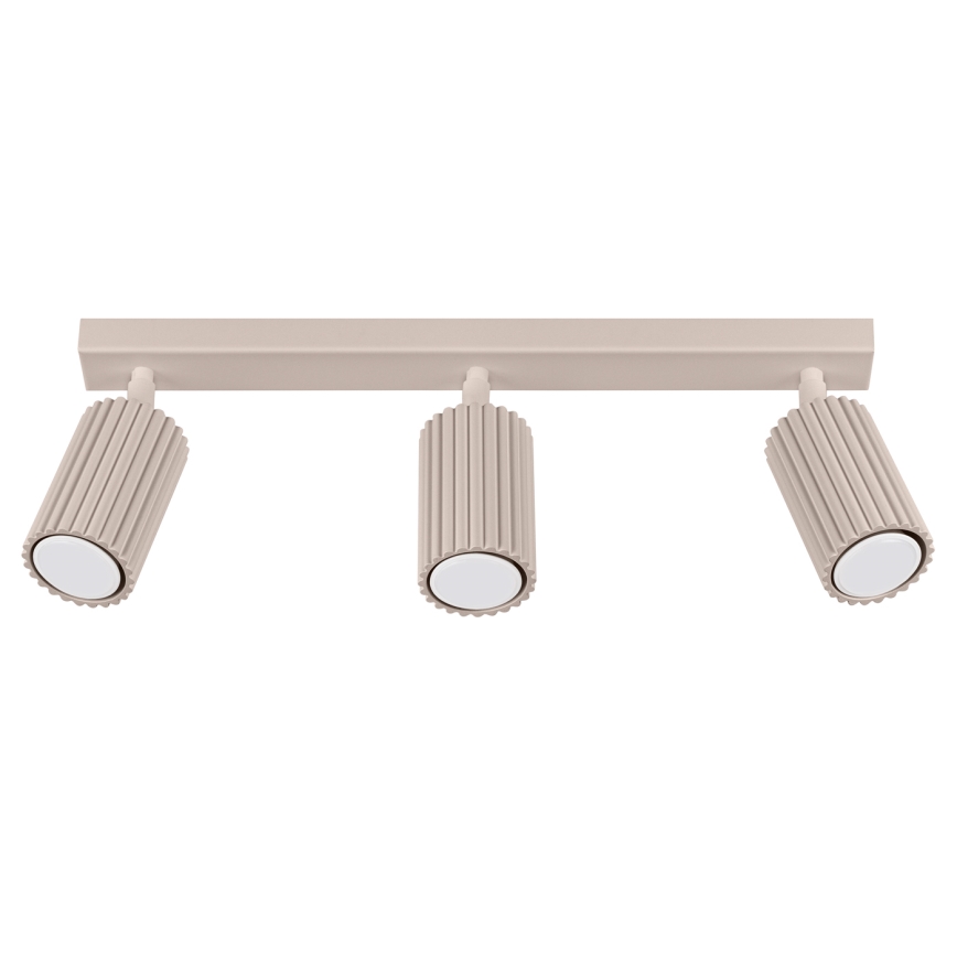 Brilagi - LED-kohdevalaisin CRESTO 3xGU10/10W/230V ruskeanharmaa