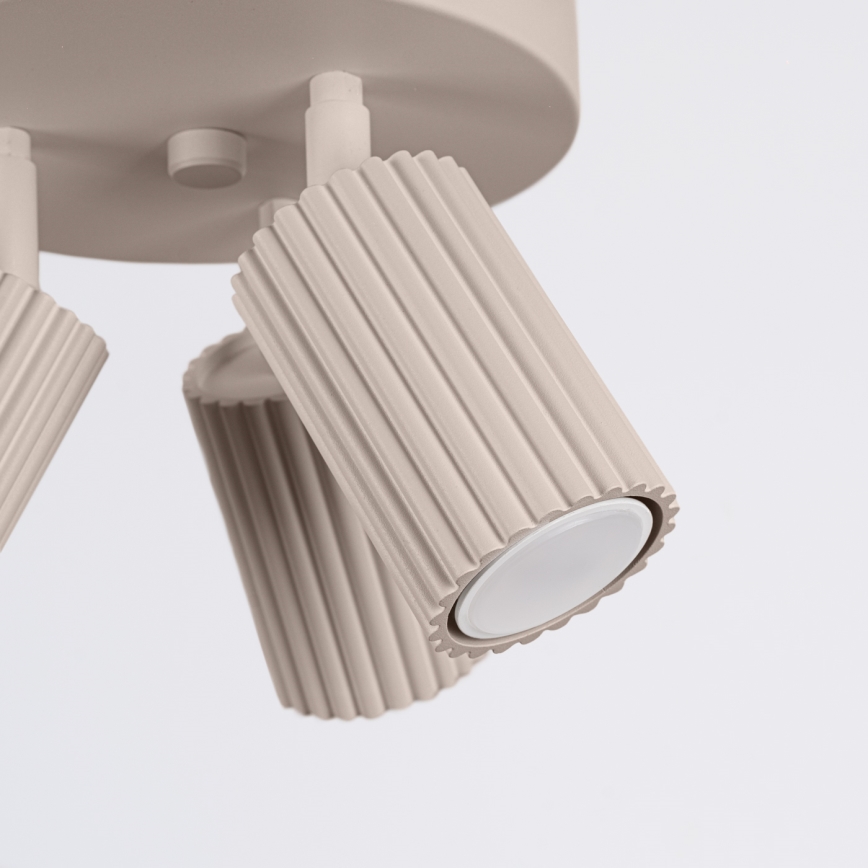 Brilagi - LED-kohdevalaisin CRESTO 3xGU10/10W/230V taupe