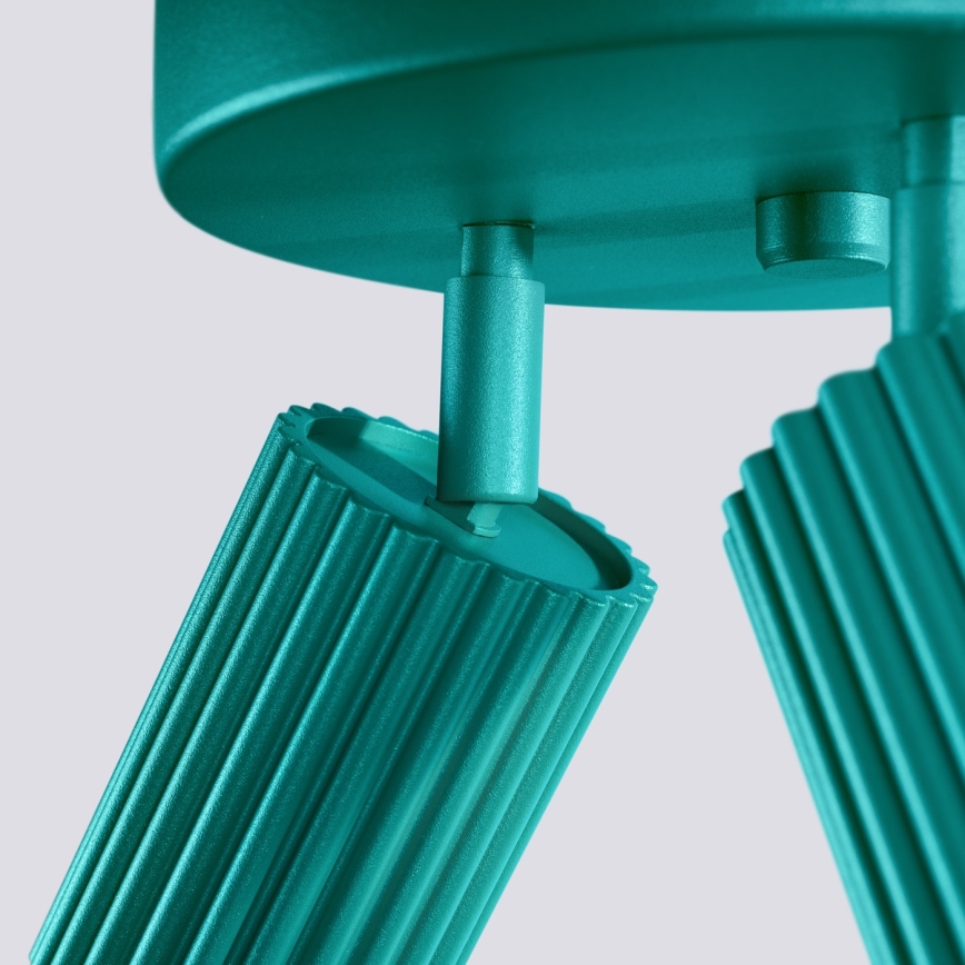 Brilagi - LED-kohdevalaisin CRESTO 3xGU10/10W/230V turkoosi