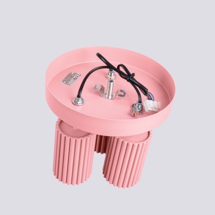 Brilagi - LED-kohdevalaisin CRESTO 3xGU10/10W/230V vaaleanpunainen