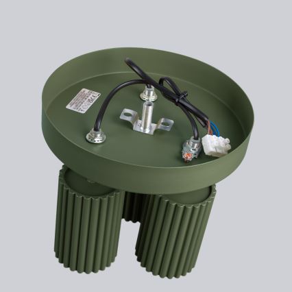 Brilagi - LED-kohdevalaisin CRESTO 3xGU10/10W/230V vihreä