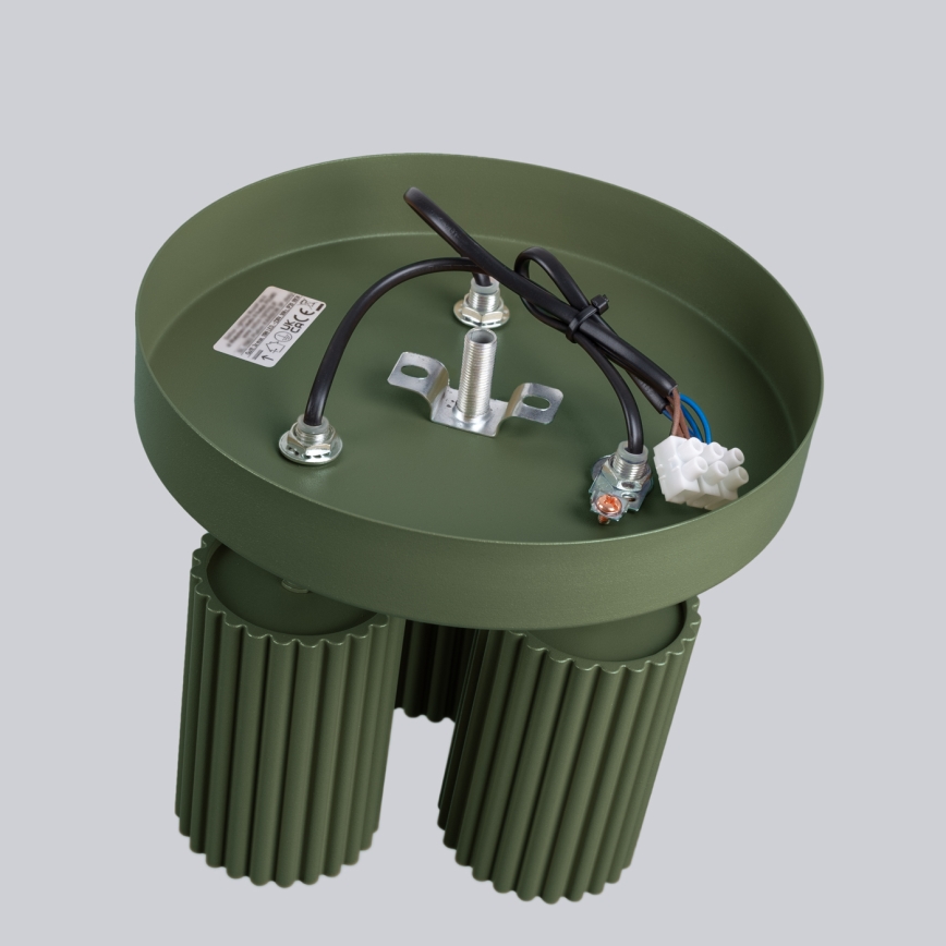 Brilagi - LED-kohdevalaisin CRESTO 3xGU10/10W/230V vihreä