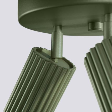 Brilagi - LED-kohdevalaisin CRESTO 3xGU10/10W/230V vihreä