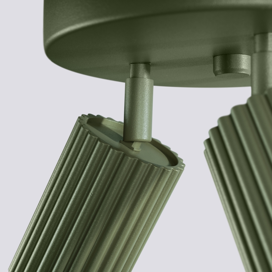 Brilagi - LED-kohdevalaisin CRESTO 3xGU10/10W/230V vihreä