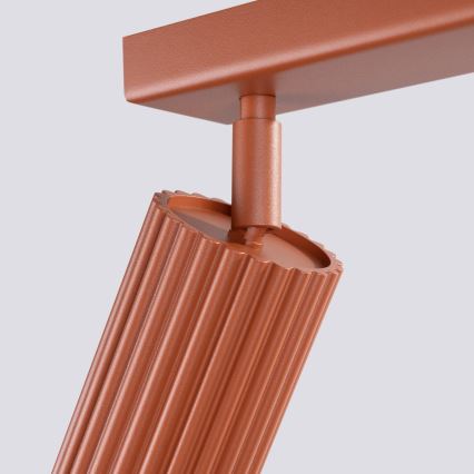 Brilagi - LED-kohdevalaisin CRESTO 4xGU10/10W/230V punainen