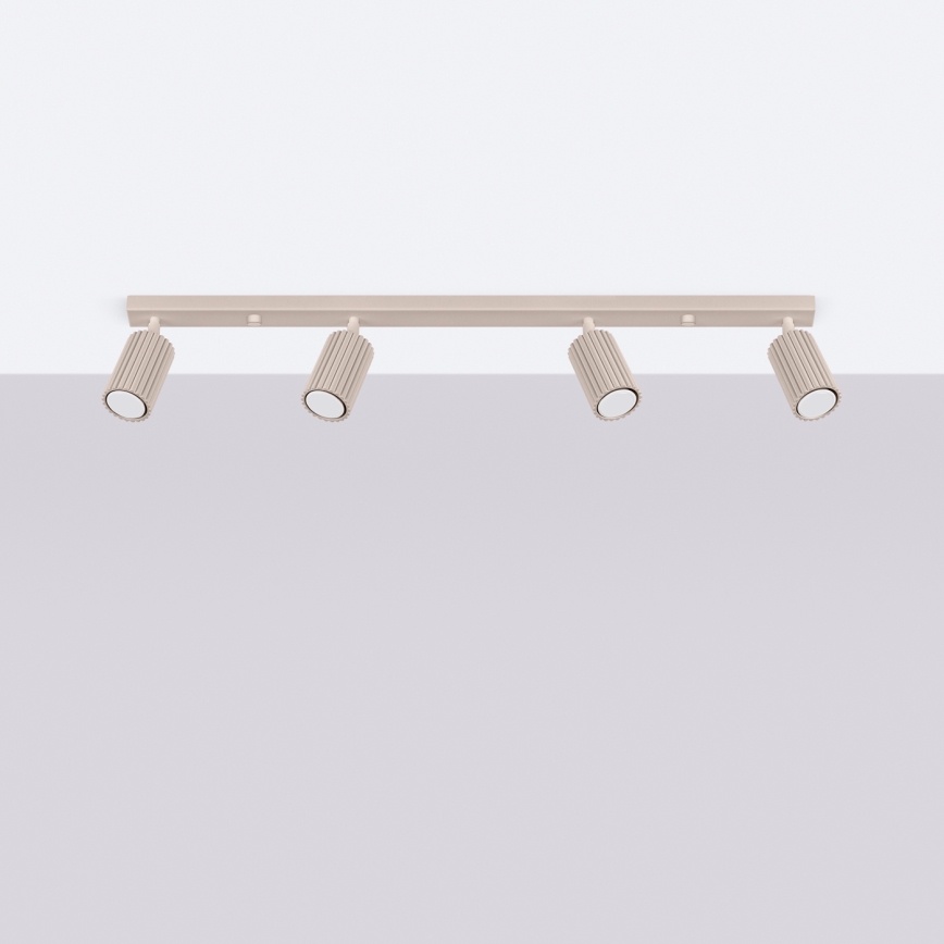 Brilagi - LED-kohdevalaisin CRESTO 4xGU10/10W/230V taupe