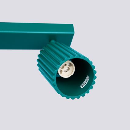 Brilagi - LED-kohdevalaisin CRESTO 4xGU10/10W/230V turkoosi